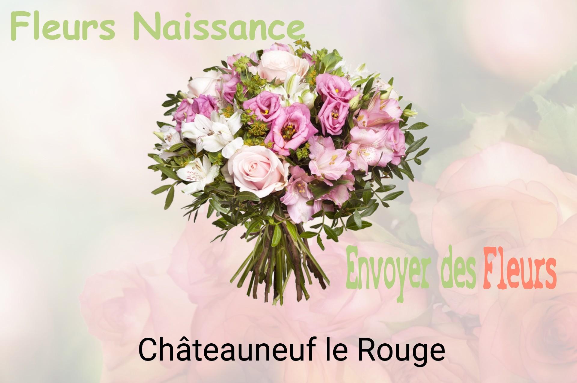 Bouquet de fleurs de naissance livré à Châteauneuf-le-Rouge