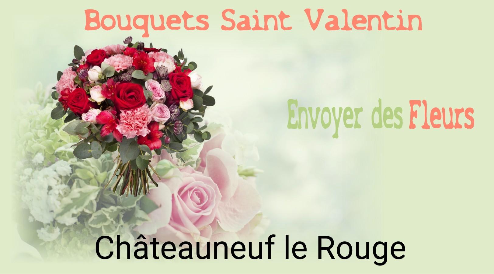 Roses de Saint-Valentin livrées à Châteauneuf-le-Rouge